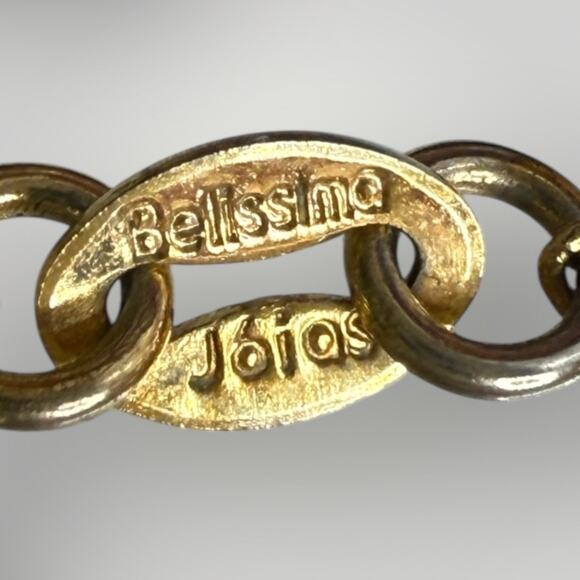 BELISSIMA joias Dainty Heart Charm Anklet Gold Tone Adjustable 10–11” - Picture 2 of 4